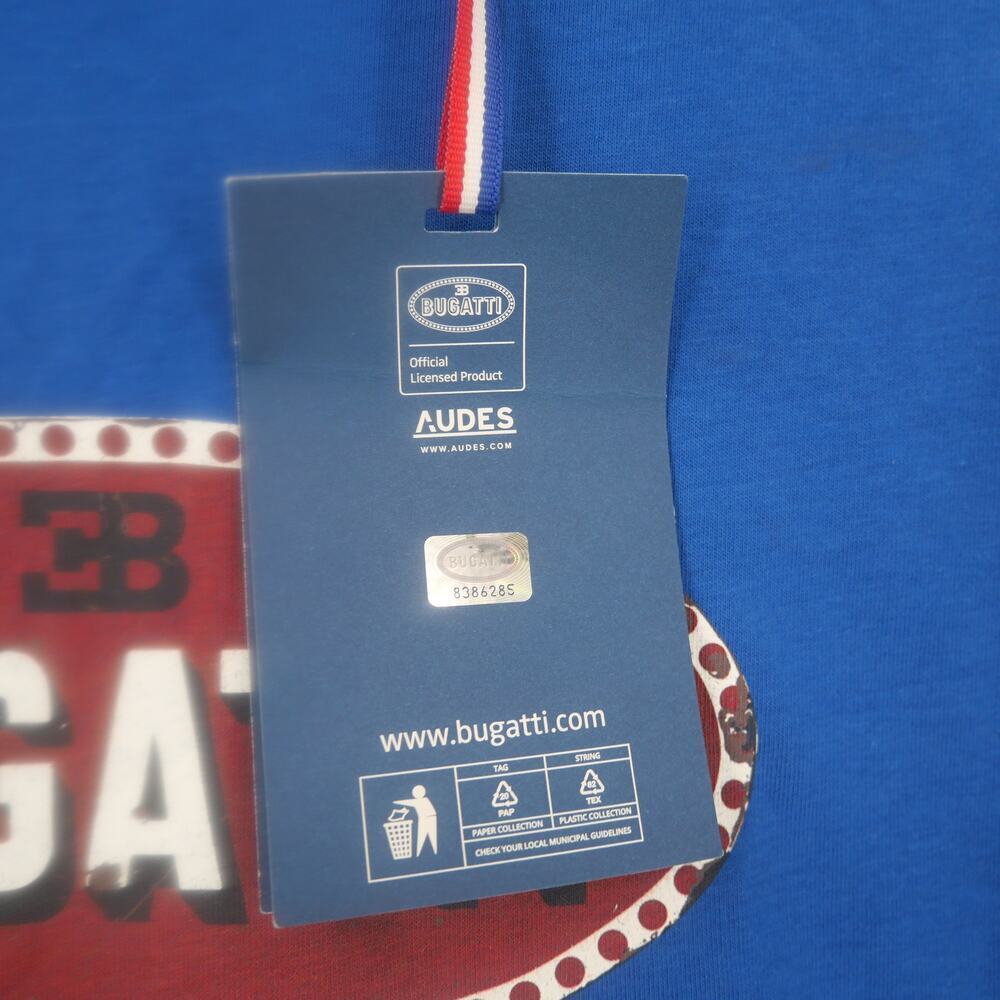 NEW Bugatti Heritage Macaron Vintage Sign Short Sleeve T-Shirt Size Small - Picture 6 of 10